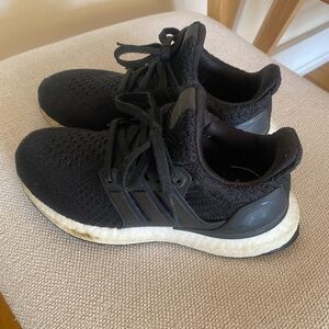 Adidas Kids Black Ultraboost shoes Szie 1
